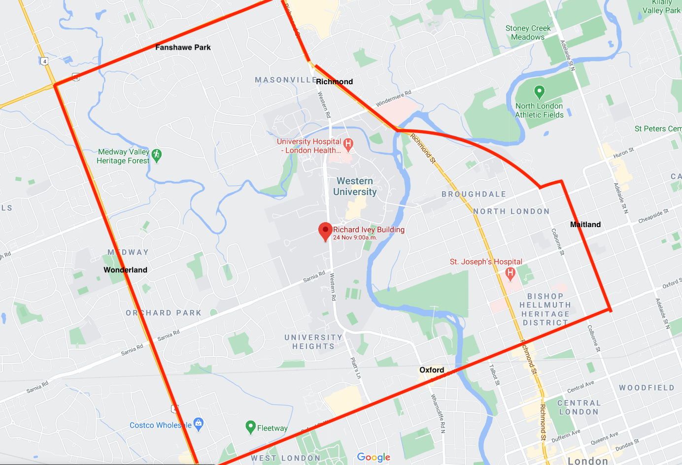 Habitat Delivery Map Western USC Storefront